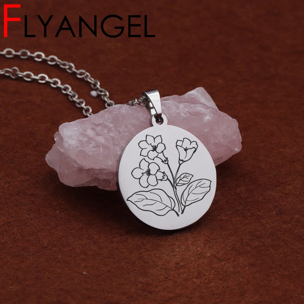 Fashional Stick Figure Pendant Necklace Flower Bar Gift To Child Lovely Jewelry High Quality Accessories Delicate Chic | Украшения и