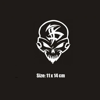 

10 x Funny Skull Car Stickers Ghost Rider Decoration Decal for Toyota Renault Chevrolet Volkswagen Tesla Opel Hyundai Kia Lada