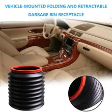 Модный Дизайн Складной Пластиковый Автомобильный держатель для мусора, сумка для мусора, многофункциональная автомобильная корзина для мусора