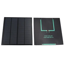 3 Вт 12 В мини солнечная панель DIY поликремниевое солнечное зарядное устройство для домашнего офиса активного отдыха TN99