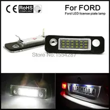 Perfekte Passform White 18-LED-2835 Kennzeichenbeleuchtung Lampen Für Ford Fusion Fiesta Mondeo (Passt: Ford Fiesta)
