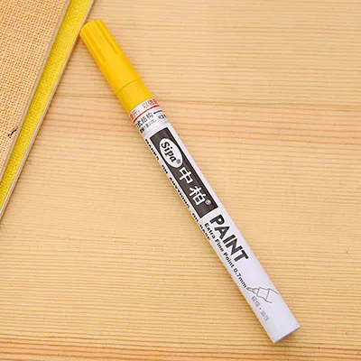 Yellow 1 шт. игла ручка для рисования 8 с цветным рисунком Fineliner мягкая кисть микрон художественные маркеры эскизные ручки японские канцелярские творческие принадлежности - Цвет: Yellow
