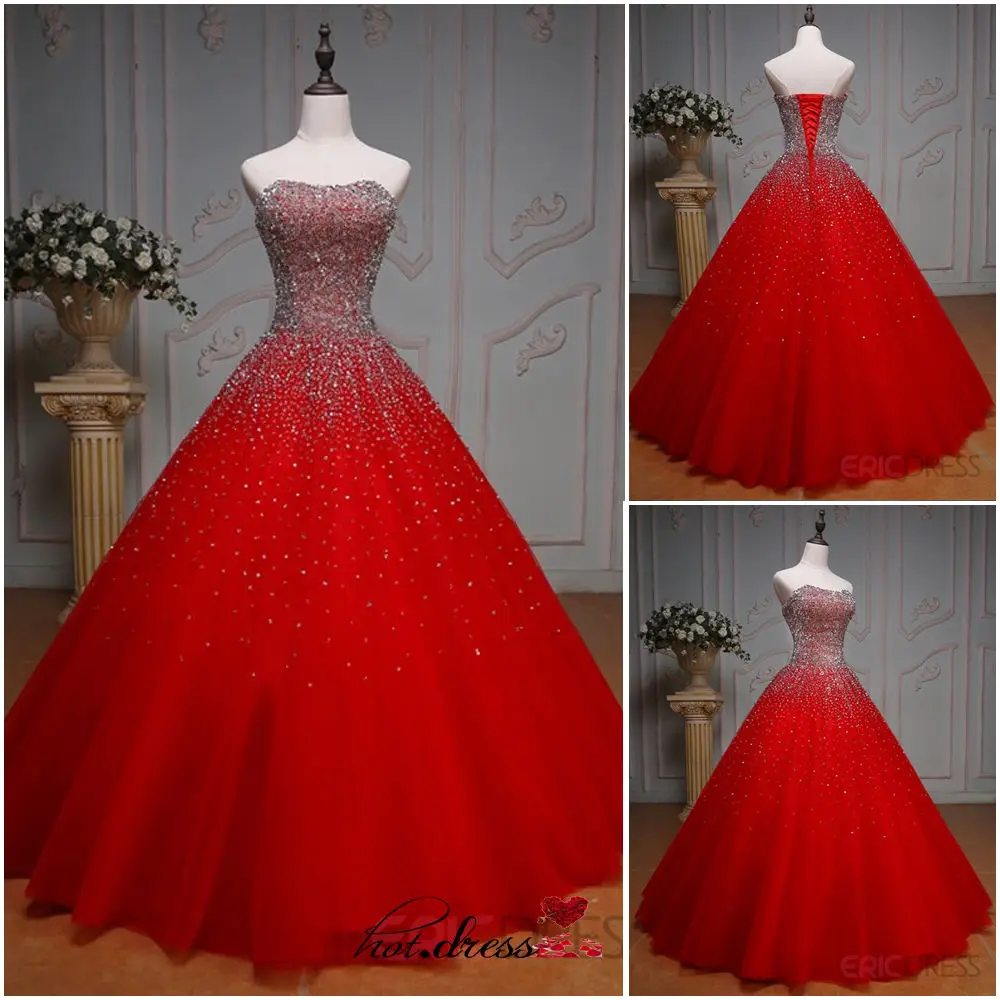 Buy Red Sweet 16 dresses vestidos de 15 anos burgundy