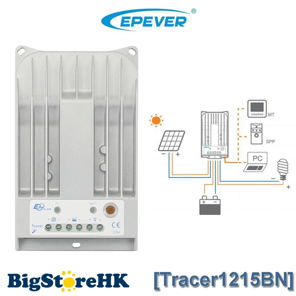 MPPT 10A Solar Charge Controller EPsolar Tracer 1215BN 12V 24V 150V Max Input Voltage 2 Years Warranty for Solar Home EP Solar MPPT 10A Solar Charge Controller EPsolar Tracer 1215BN 12V 24V 150V Max Input Voltage 2 Years Warranty for Solar Home EP Solar