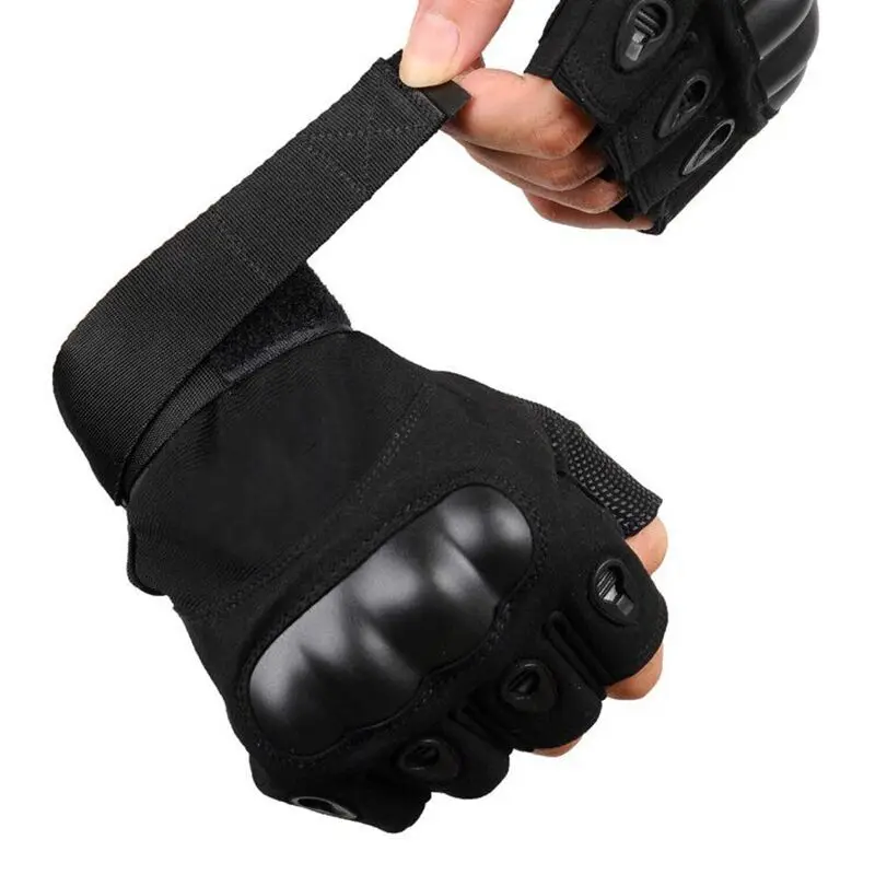 Half Finger Work Tactical Gloves Army Shooting Airsoft Bicycle Motorcross Cycling MTB GEL Combat Knuckle Protective Gloves