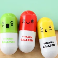 Горячая мультфильм красочные гибкие гелевые ручка корейские канцелярские принадлежности креативная Подарочная капсула Гибкая шариковая ручка