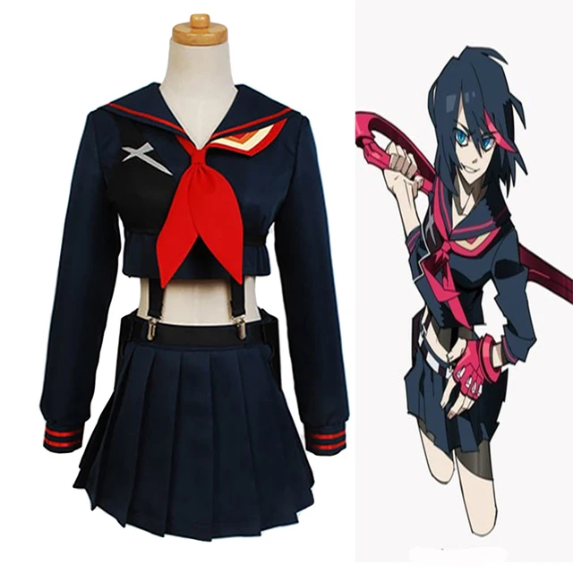 Kill La Kill Matoi Kostum Cosplay Anime Jepang Pesta Kostum