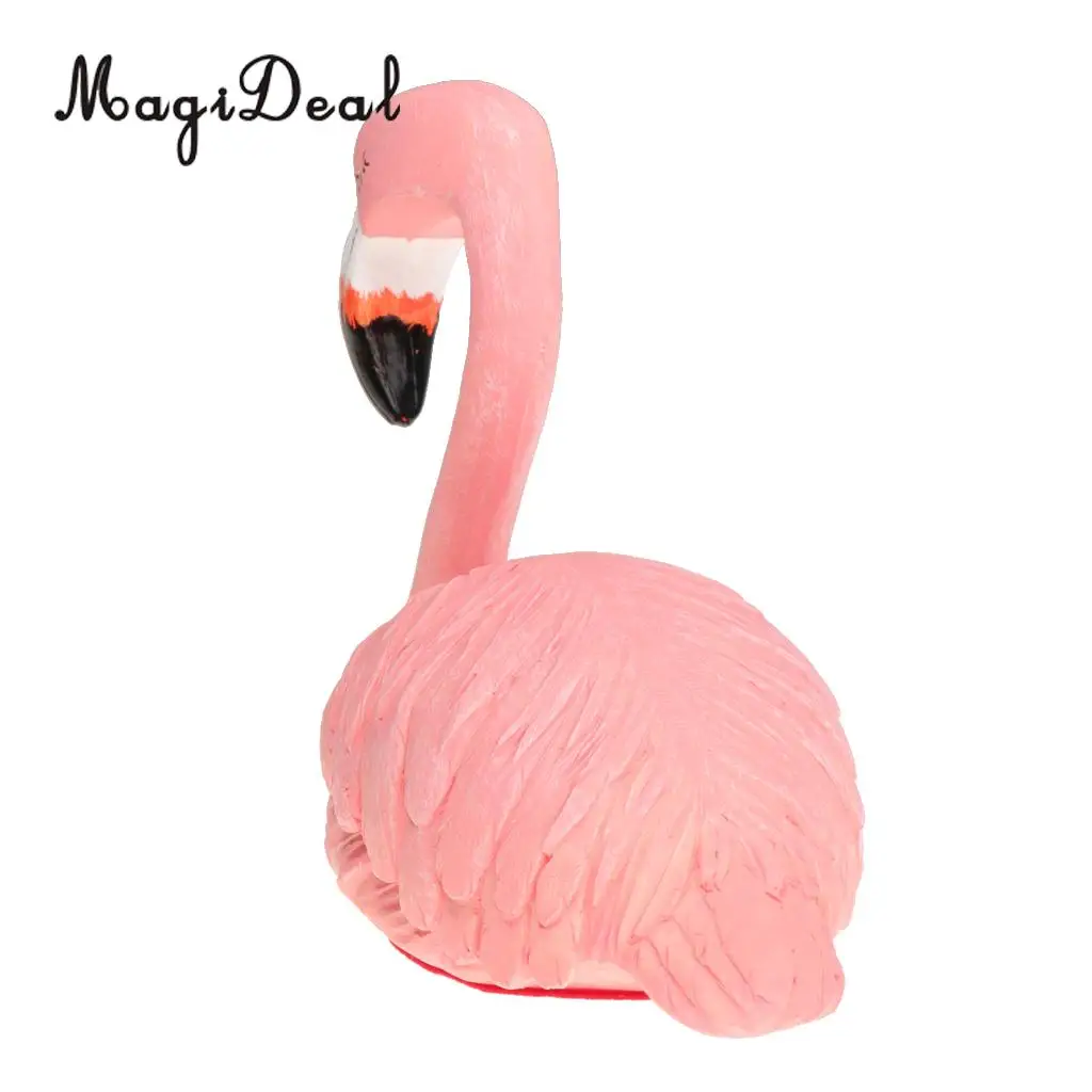 Chic Flamingo Ormament Figurines Sculpture Wedding Decor Home Decoration 8 Styles 8-15cm, Pink