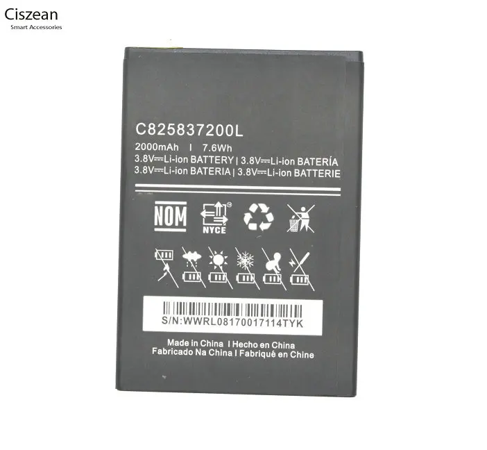 Ciszean 2 шт./лот c825837200l Замена Батарея для Blu Нео х n070u n070l 2000 мАч Batteria Batterij Батареи