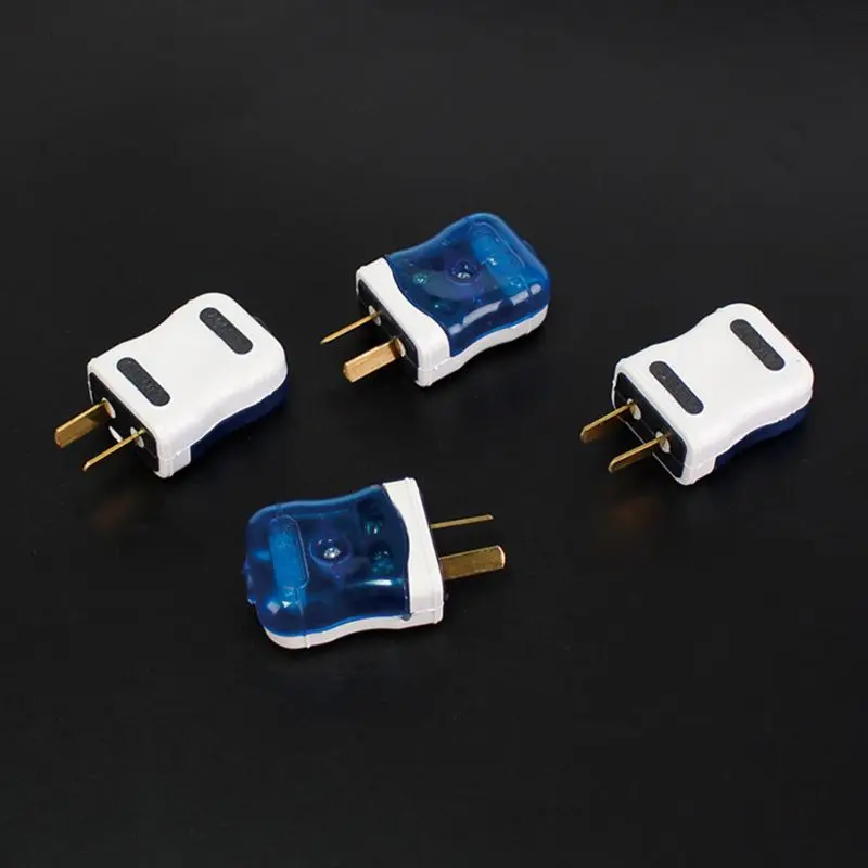 

Thick Pure Copper Parts Two Poles Rotatable Power Plug Anti-fall Explosion-Proof Flame Retardant Durable Safe Non Electric leaka
