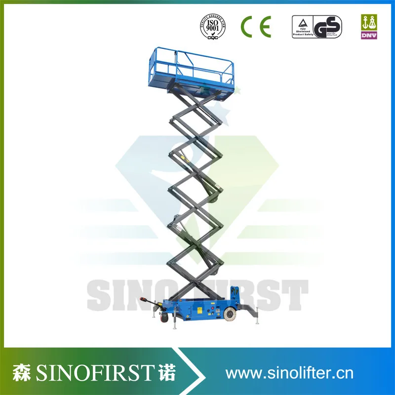 Hydraulic Scaffolding Scissor Lift Scaffold with Cein Car Jacks from