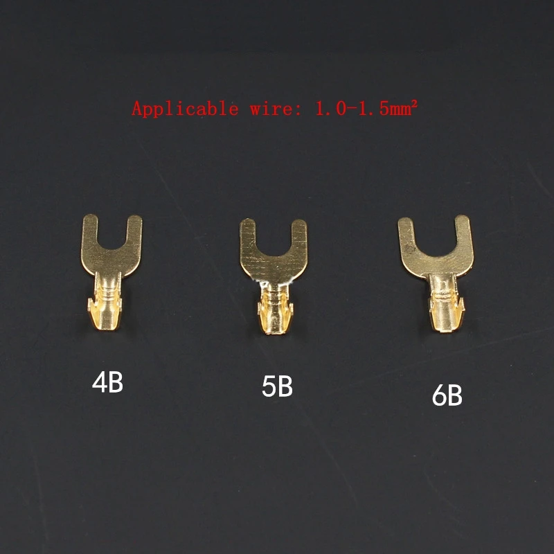 Fork connection terminal copper wiring lug u and Y cold terminal copper