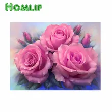 Изготовленный На Заказ алмазная живопись с пионами значок с вышивкой в виде ромба алмазов картина Полная площадь алмазная живопись 5D «сделай сам» розовый ima ручка