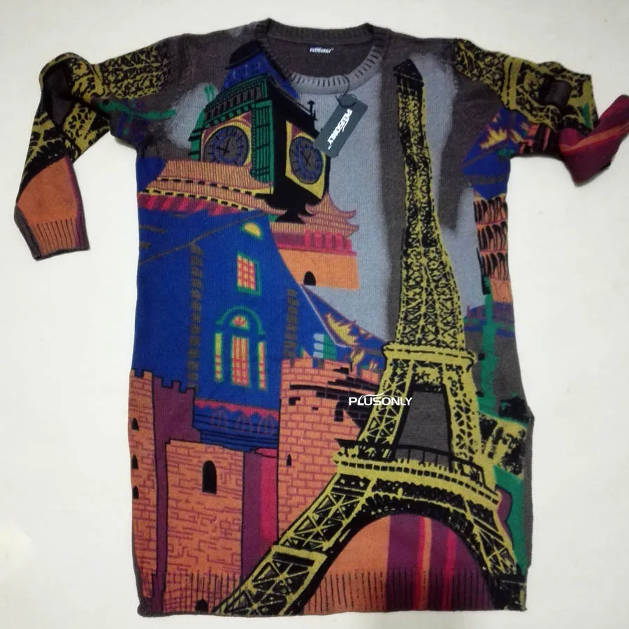 O-nec Casual Sweater for Women New Plus Size Loose Long Sleeve Autumn Knitting Sweater KCSJWC02 O-nec Casual Sweater for Women New Plus Size Loose Long Sleeve Autumn Knitting Sweater KCSJWC02