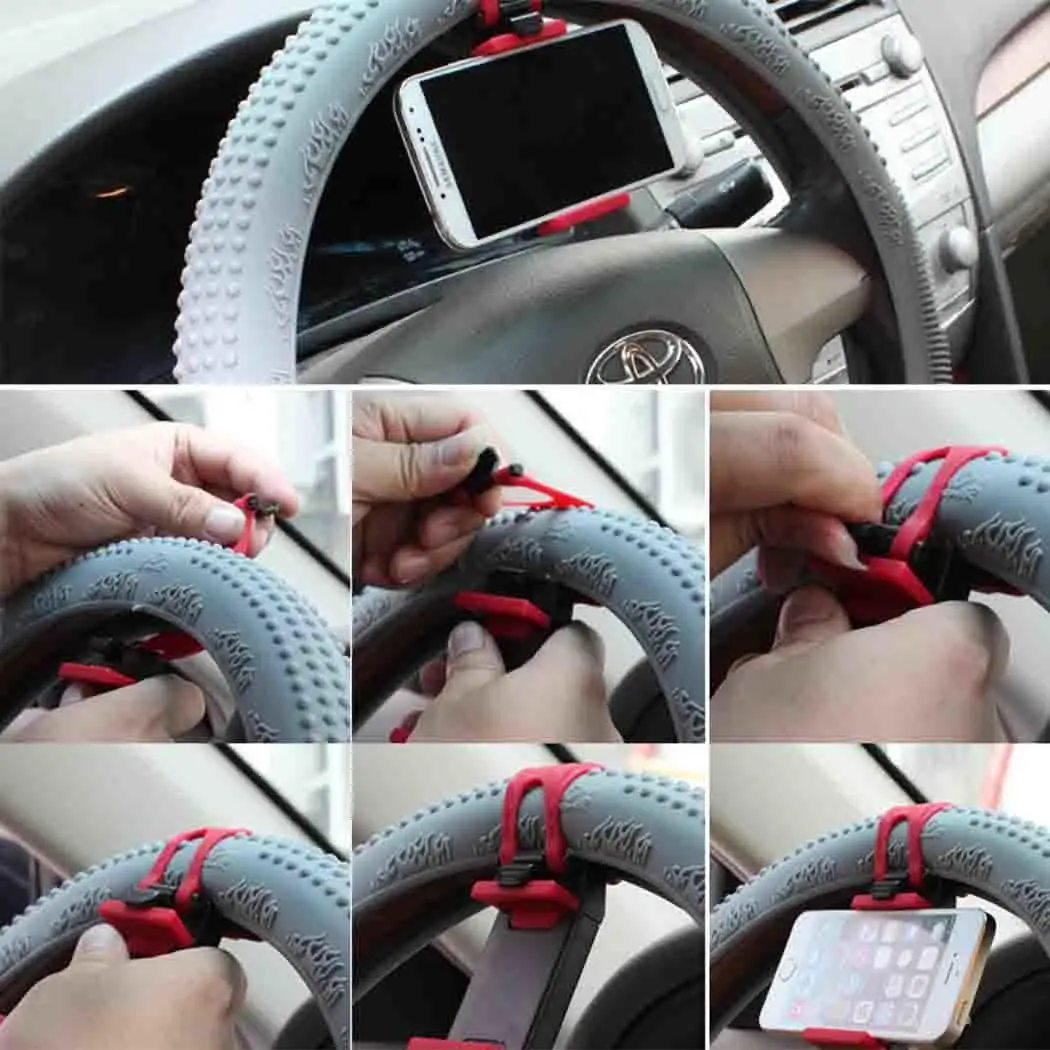 

etc GPS Car Phone Cradle etc Socket Wheel Clip Steering Phone Phone Handlebar Car Mount GPS Holder Wheel Bike Mobile Holder