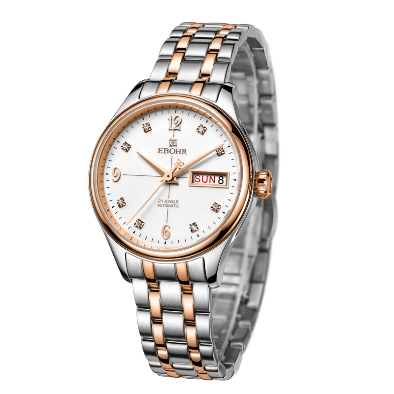

EBOHR brand luxury machinery successful men's Mechanical watch waterproof business casual fashion watch 2019 new Ebohr 11010227
