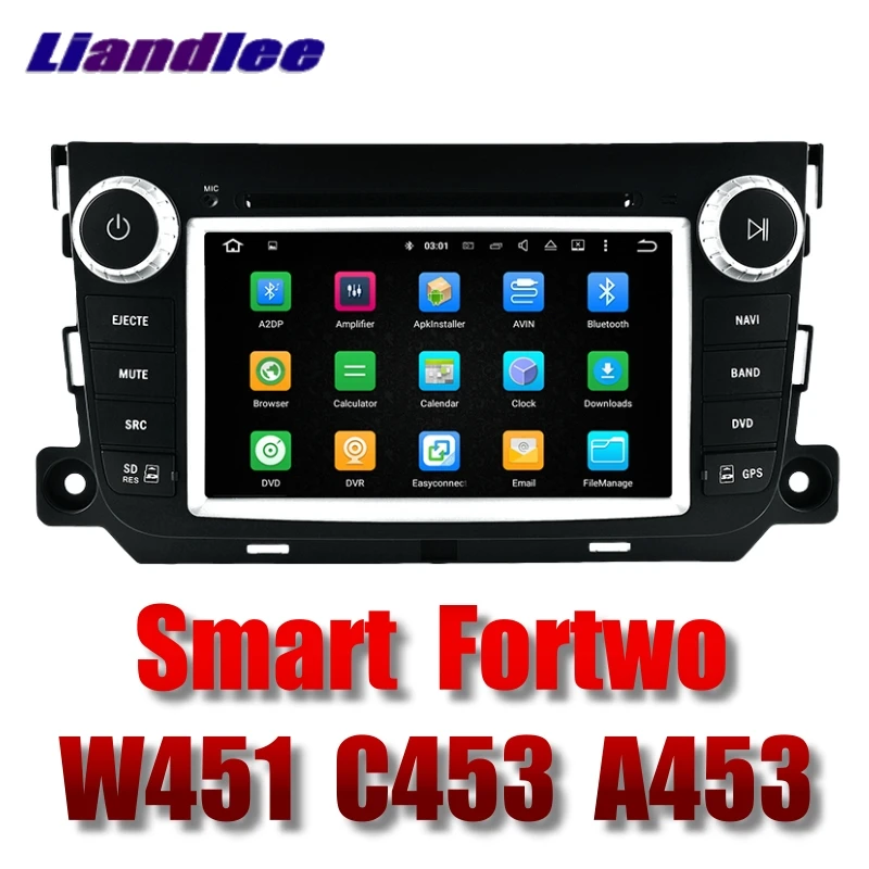 Liandlee Car Multimedia Player NAVI For Mercedes Benz For Smart Fortwo W451 C453 A453 2007~2017 Radio DVD Stereo GPS Navigation