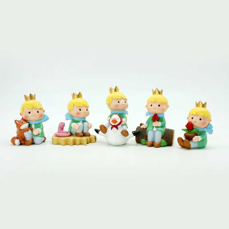 

Little Prince Artificial Miniature Resin Craft Landscape Ornaments Micro Landscape Craft Home Garden Decoration Children Gift