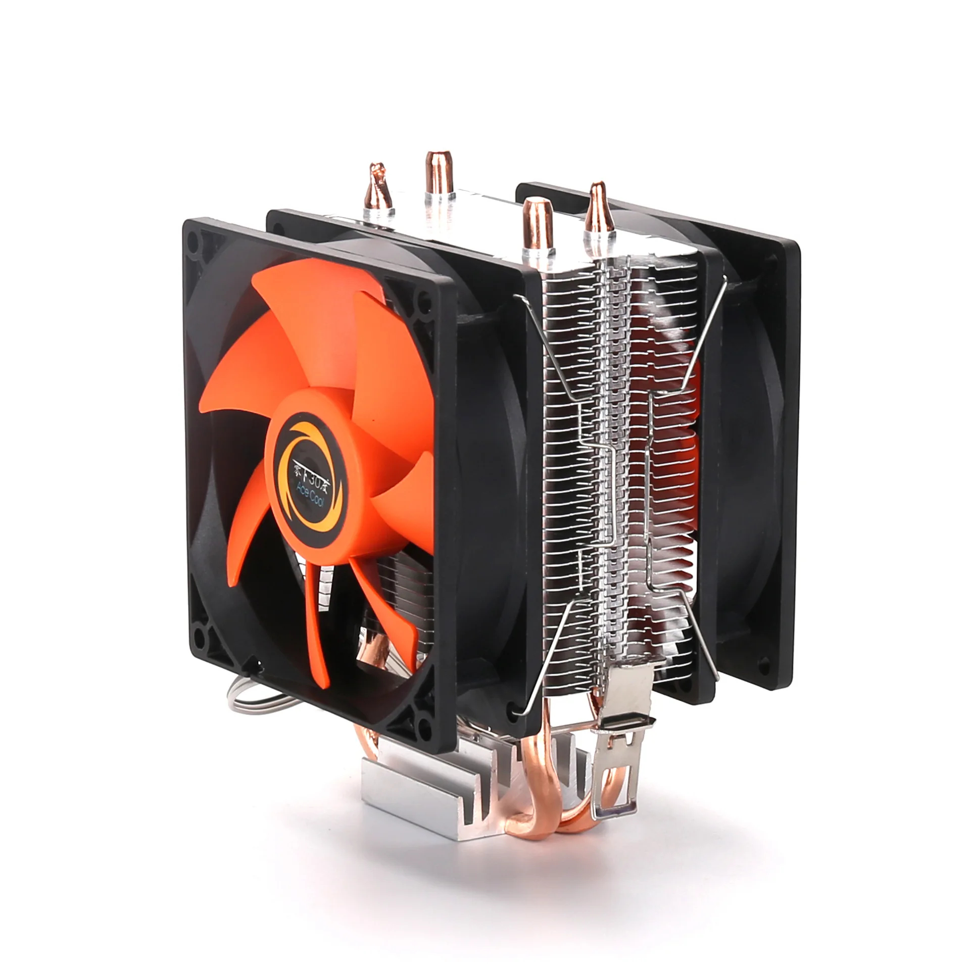 

Hydraulic CPU Cooler Heatpipe Dual Fan Heatsink Radiator For Intel LGA775/1156/1155 AMD AM2/AM2+/AM3/AM4 for Pentium