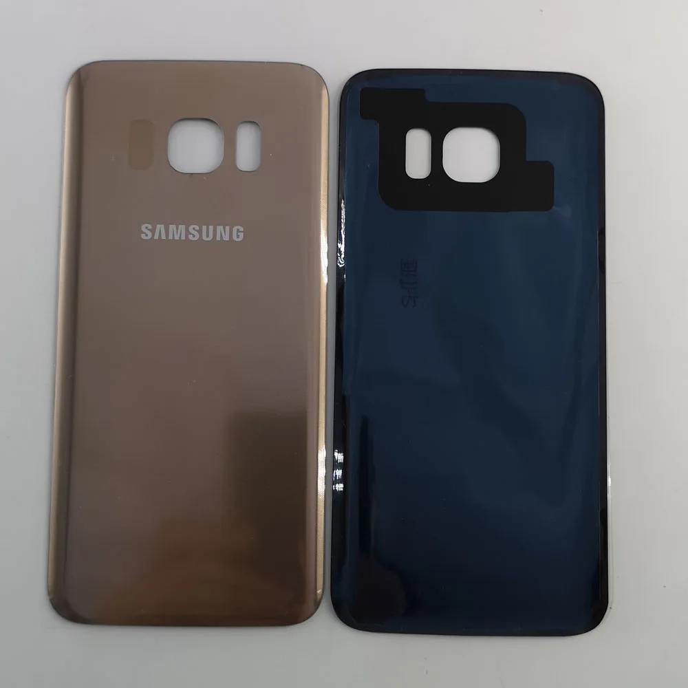 Задняя крышка батарейного отсека для SAMSUNG Galaxy S7 EDGE G935F задняя Замена 3D стеклянного