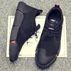 Shoes Men All Black England Style Men Casual Shoes Leather Breathable Fashion Men Shoes 2022 NEW High quality ► Photo 3/6