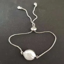 Необработанный натуральный пресноводный жемчуг, шарик, золото, серебро, рамка, звено цепи, резиновая регулируемая застежка, шикарный браслет для женщин, свадебные ювелирные изделия