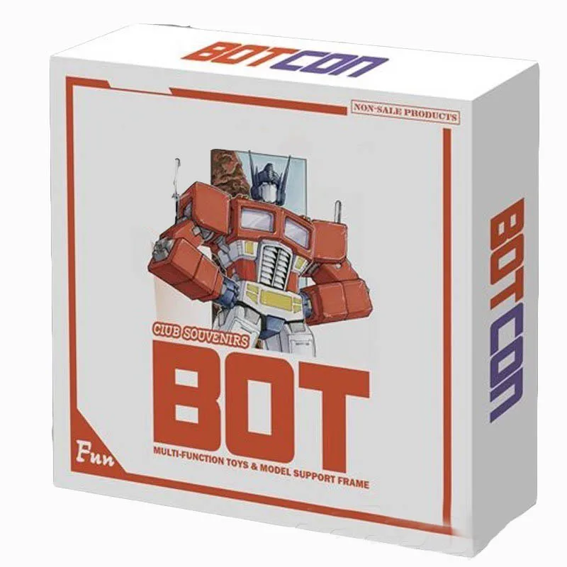 

Transformation BOT Multi-Function Toys & Model Support Frame with purple and red color series toys