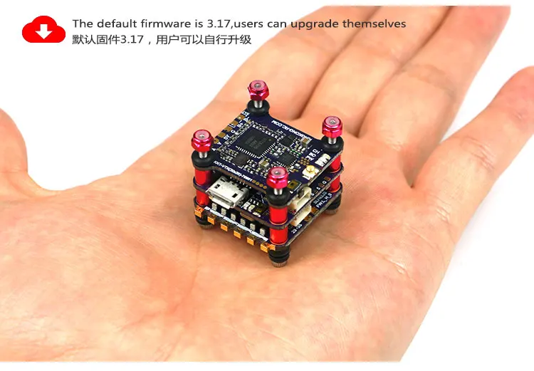 

KK Tower F4+OSD Flight Controller 20*20mm BLHELI-S 4 in 1 12A/20A ESC 0-200MW for RC drone