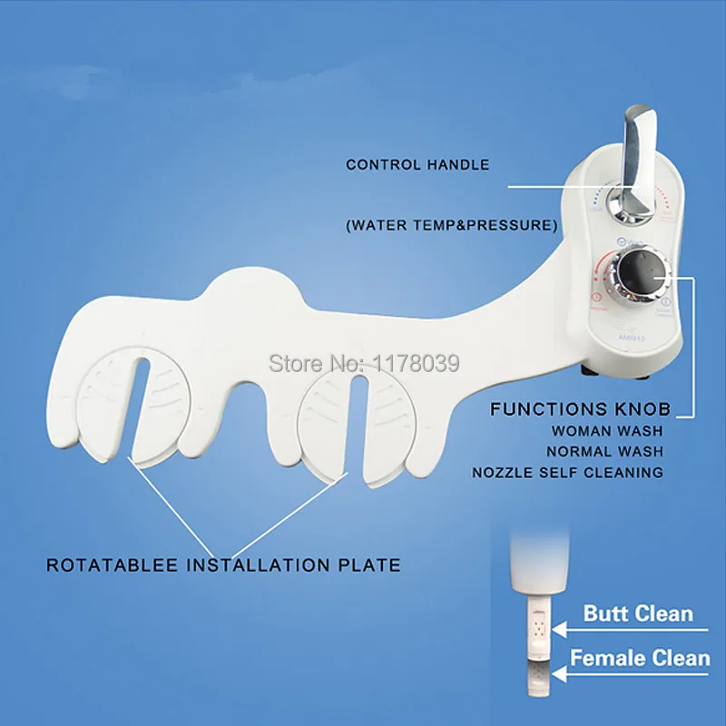 Стыковых чистке форсунки биде сиденье для унитаза, теплая вода чистые анальный биде, женский чистый выдвижной форсунки Душ биде, J17604
