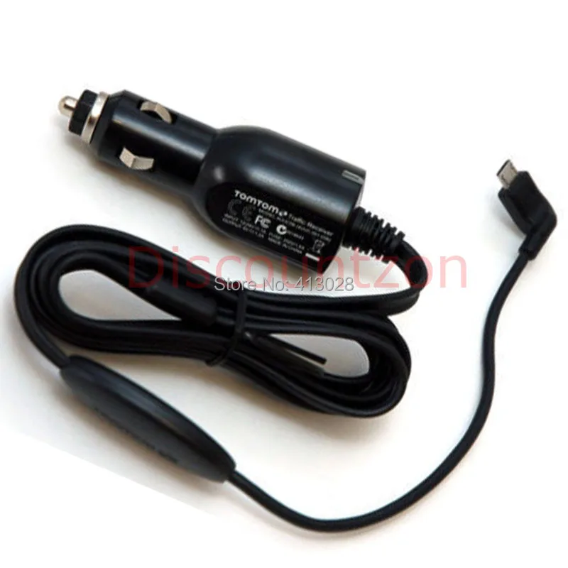 Micro USB Traffic Receiver TMC car Charger/Adapter/power cable for TOMTOM VIA 130 135 1425 1405