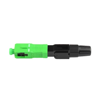 

Free Shipping 200pcs/lot SC/APC Fiber Optic Quick Fast Connector FTTH for broadcasting CATV