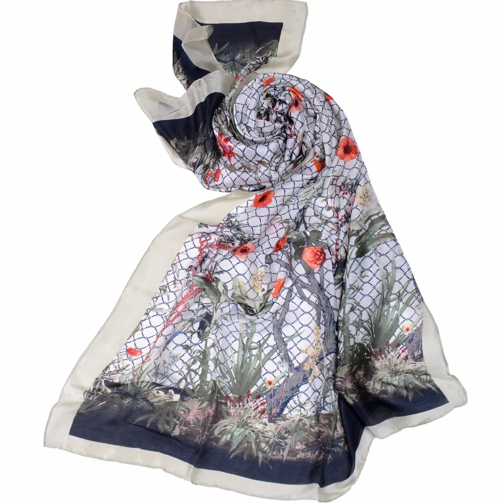 

Fashion Luxury Scarf Women Printing soft silk feeling scarves female shawls High Quality hijab wrap bandana Ladies Accessories