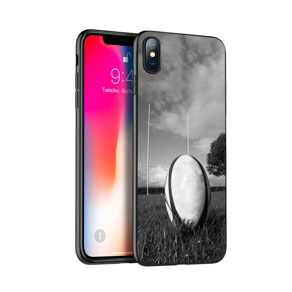أسود tpu حالة ل iphone 5 5s se 6 6s 7 8 زائد x 10 حالة غطاء سيليكون ل iphone XR XS ماكس حالة كرة رجبي الرياضة أسود tpu حالة ل iphone 5 5s se 6 6s 7 8 زائد x 10 حالة غطاء سيليكون ل iphone XR XS ماكس حالة كرة رجبي الرياضة