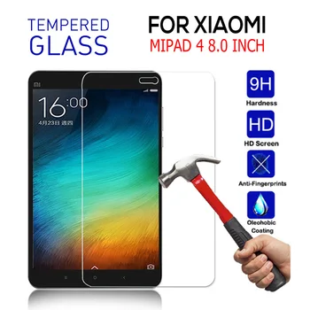 

For Xiaomi Mipad 4 Tempered Glass 9H Hardness Ultra Clear Screen Protector for Xiaomi Mi Pad 4 Toughened Protective Film Fundas