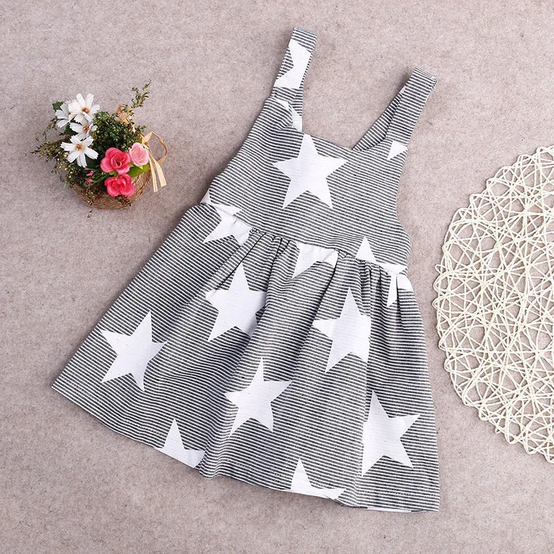 

2018 new Hot Summer Toddler Infant Baby Kids Girl Wedding Party Summer Beach Sundress Casual Dresses Baby Dresses Girl Clothes