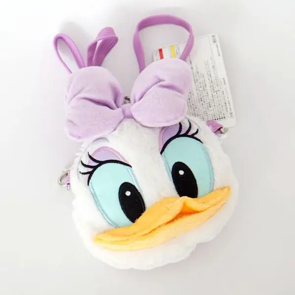 13 cm Mickey Mouse Minnie girls plush toys Stitch cute  boy  Cross body Bag Purse Kids Birthday Gift