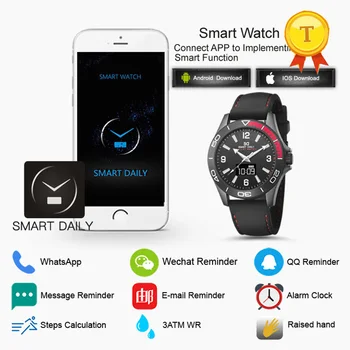

new arrival Men male steps Smart Watch Wristwatch Support sleeping monitor Bluetooth message whatsapp email reminder Smartwatch
