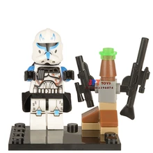 50 шт. супергерой Капитан Рекс строительные блоки, друзья для девочек мальчиков детские игрушки