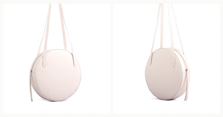 women's round bags leather circle box handbags messenger bag for lady causal shoulder bags portable1  (3)