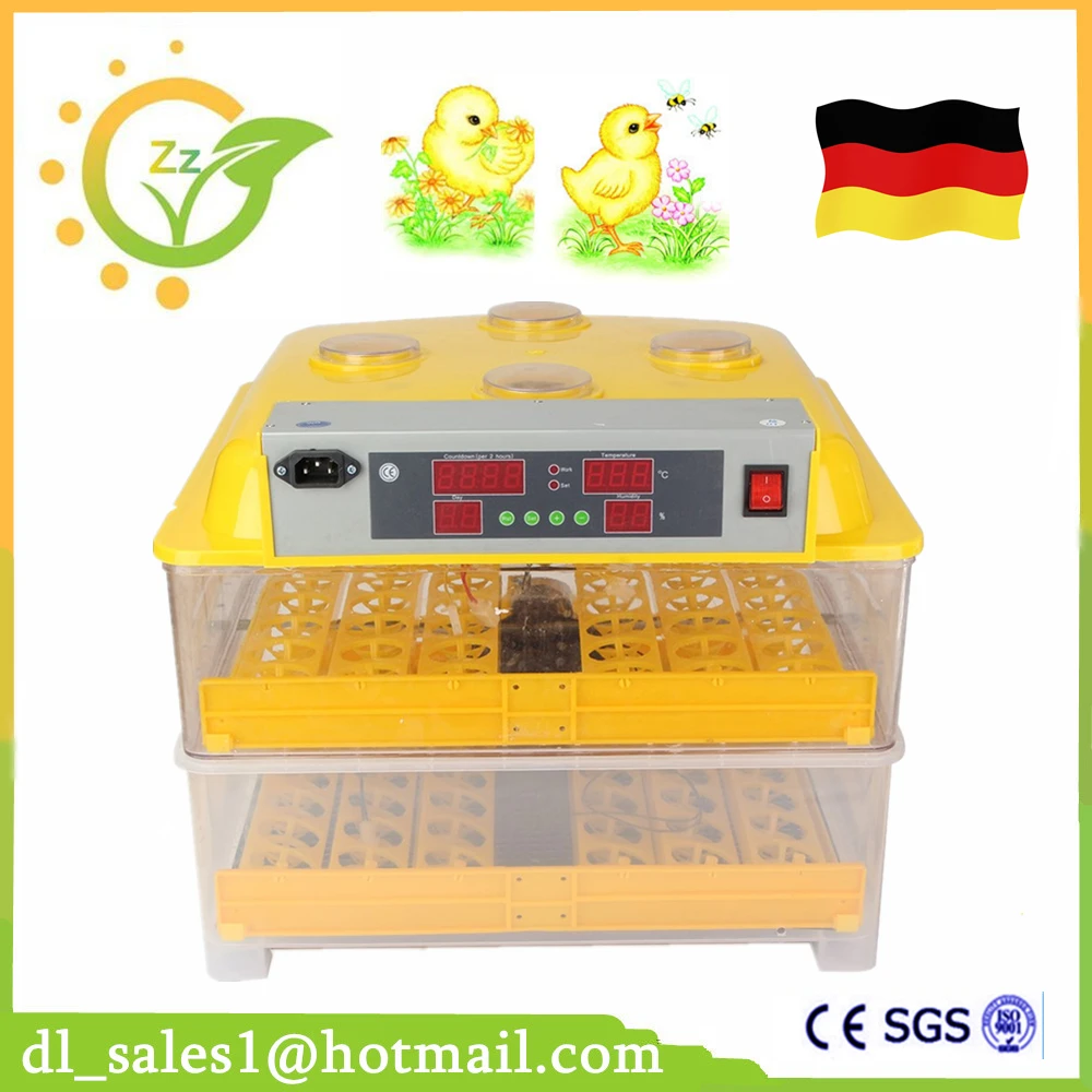 

New Design Fully Automatic Digital Temperature Incubator Pet Supply Duck Hatcher Household Chicken 96 Egg Incubator
