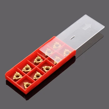 

10pcs 16IR AG60 Inserts Internal Thread Turning Tool Lathe Tools Thread Insert for SNR0013M16 Holder High strength New