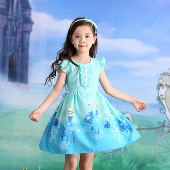 

Anna Princess Party Dress/baby girl dress clothes YL03B