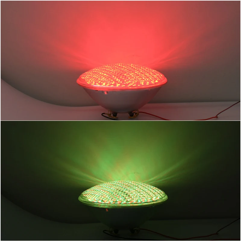 Luces subacuáticas 18 W 24 W LED RGB PAR56 Piscina LED luz 12 V color Multicolor fuente Piscina blanco cálido blanco frío Luces subacuáticas 18 W 24 W LED RGB PAR56 Piscina LED luz 12 V color Multicolor fuente Piscina blanco cálido blanco frío