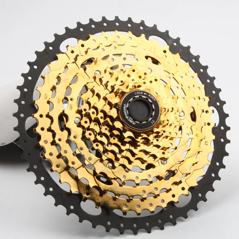 Велосипедная кассета с 10 скоростями 11 42T 46T 50T gold MTB маховик для велосипеда BMX Shimano