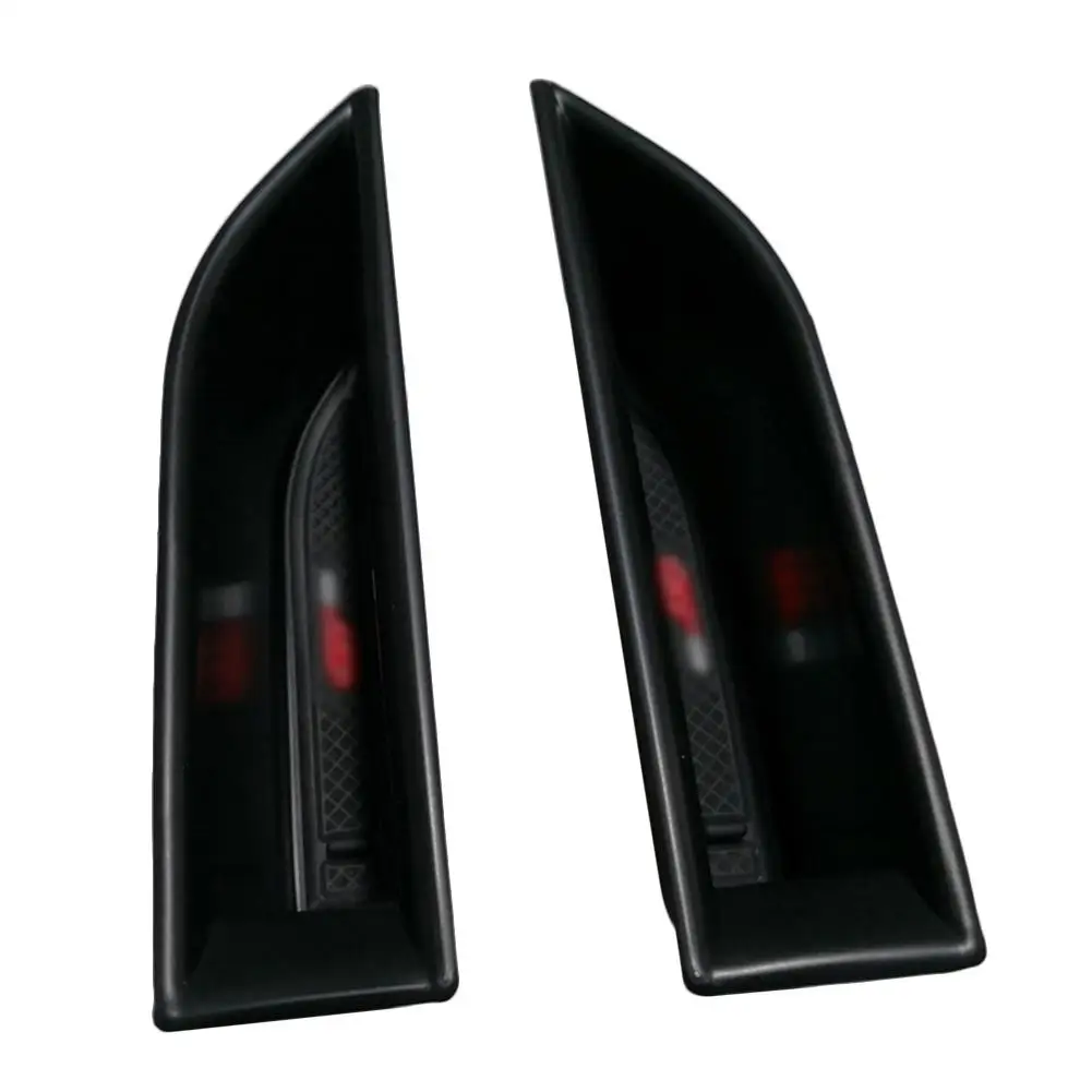 2PCS Car Interior Front Car Door Storage Organizer Box Holder Case For