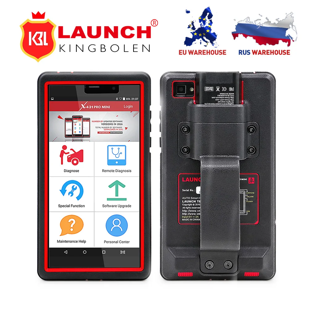 Launch X431 Pro Mini Car Diagnostic Auto Code Scanner Support WiFi/Bluetooth ECU Full Systems X 431 Pro mini 2 Year Free Update