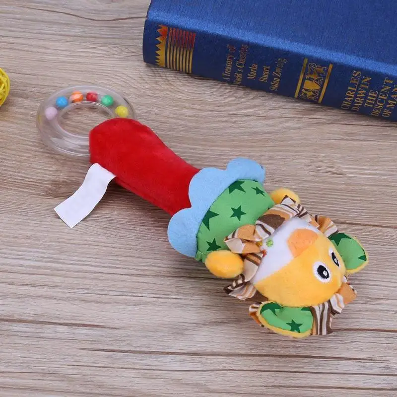 Детский колокольчик игрушечная рука мультфильм лев детская игрушка-погремушка Tinkle подвесная игрушка