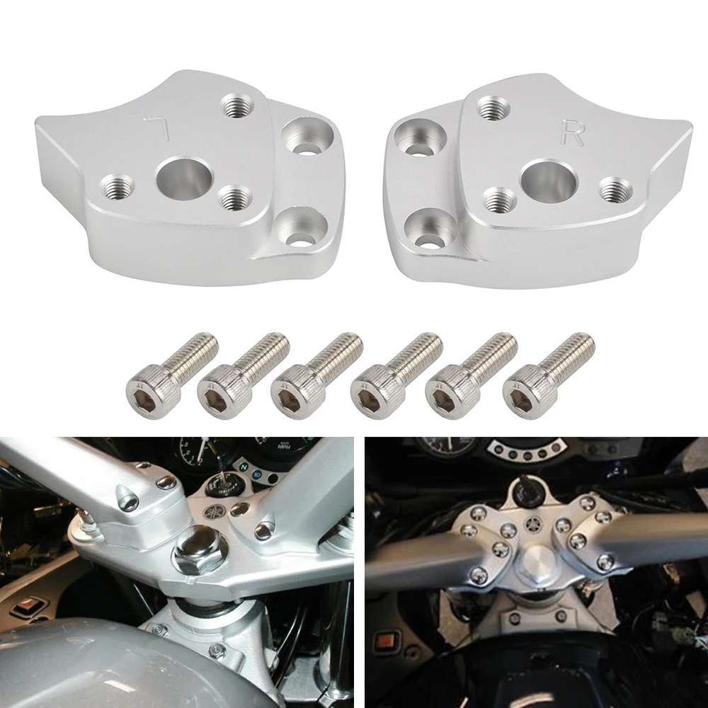 Руль мотоцикла Riser Spacer комплект для Yamaha FJR1300 FJR 1300 2001 2002 2003 2004 2005 ручка бар стояк Крепление зажим