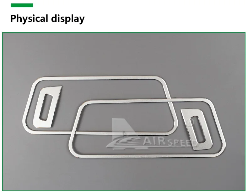 Airspeed AluminiumAlloy Interior Central Air Conditioner Outlet Frame Sticker for BMW E90 E92 E93 2005-2012 3 Series Accessories (11)
