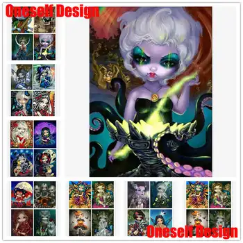 

2019 New Style USA Popular 5D Diamond Painting Full Square/Round diamond embroidery Full Cartoon Girl diamond mosaic Cute Girl